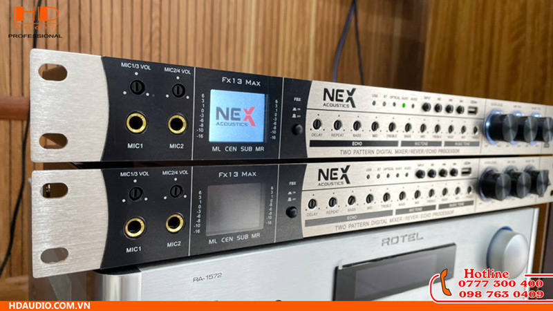 Vang cơ Nex Acoustics FX13 MAX - Thiết kế hiện đại, chất lượng đỉnh cao